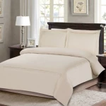 ARMN Naturesoft  Queen Duvet Cover Set - Light Beige  4-Piece - Armn