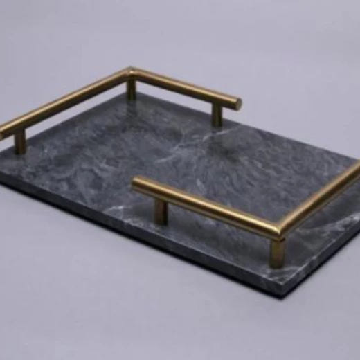 صينية رخام كاريرا - رمادي 30*20 سم من ارمان صينية رخام كاريرا - رمادي 30*20 سم من ارمان