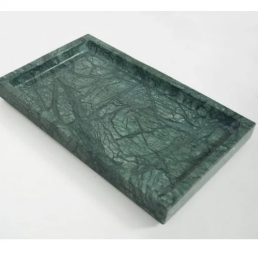 صينية رخام كاريرا مستطيلة - أخضر 30*20 سم من ارمان صينية رخام كاريرا مستطيلة - أخضر 30*20 سم من ارمان