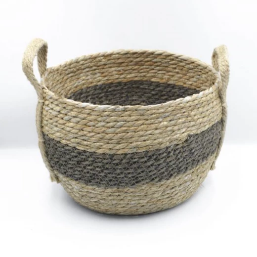 سلة غسيل دائرية صغيرة نوردال - بني وبيج من ارمان - ارمن - Image 2