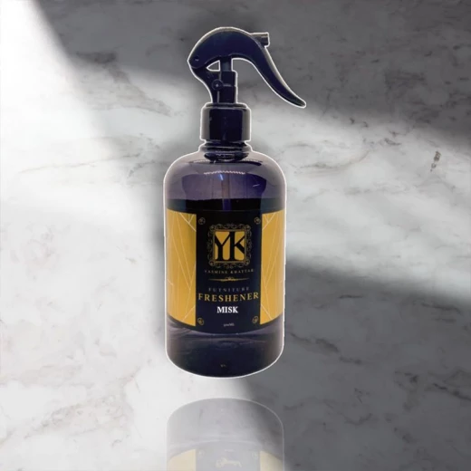 ياسمين خطاب معطر للمفروشات مسك 500 مل من ياسمين خطاب ياسمين خطاب معطر للمفروشات مسك 500 مل من ياسمين خطاب