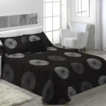طقم لحاف إنكا مقاس كينج - أسود 4 قطع  من سينتي - كانيتي