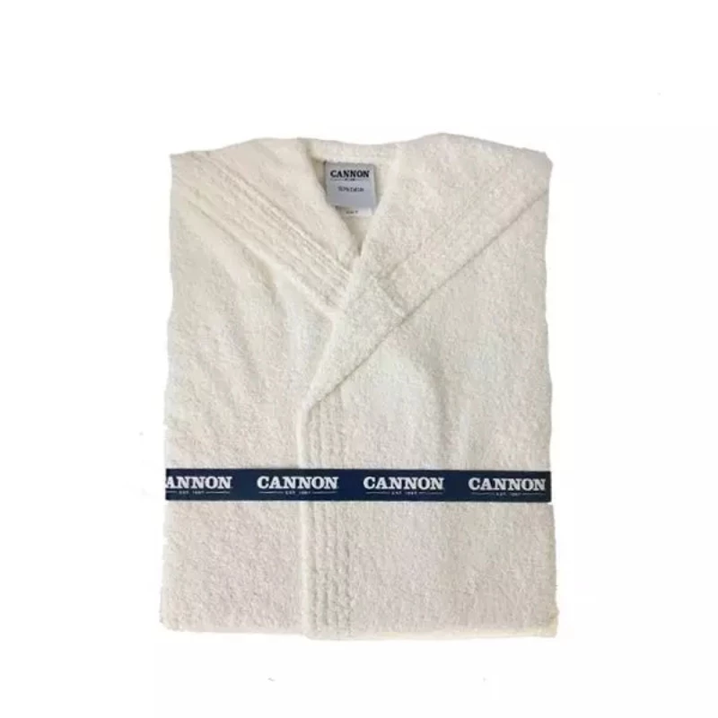 Cannon Bath Robe Plain Ivory L - Cannon
