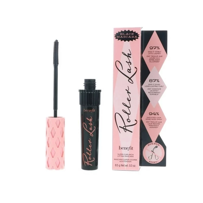 ماسكارا بينيفت كوزمتيكس رولر لاش لرفع وتجعيد الرموش أسود لرموش متطايرة 0.3 أونصة - Benefit cosmetics