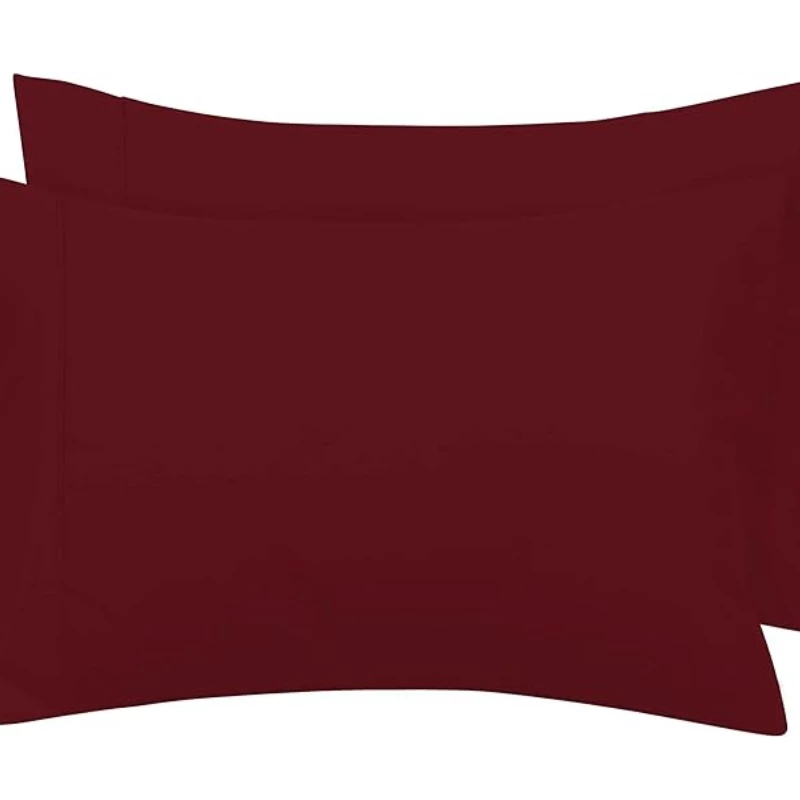 Royale pillow case  plain standard burgandy - Royale