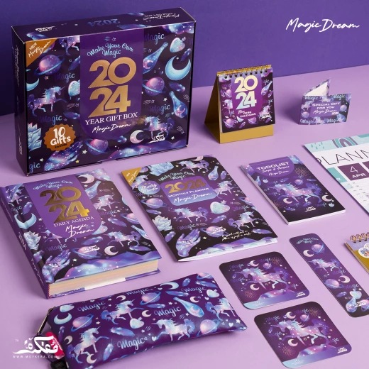 اجندة ,2024 بتصميم الأحلام السحرية من مفكرة - مفكرة - Image 2