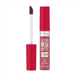 Rimmel London Rose & Shine Mega Matte Lipstick 7.4ml Long Lasting Liquid Lip Color for a Flawless Finish
