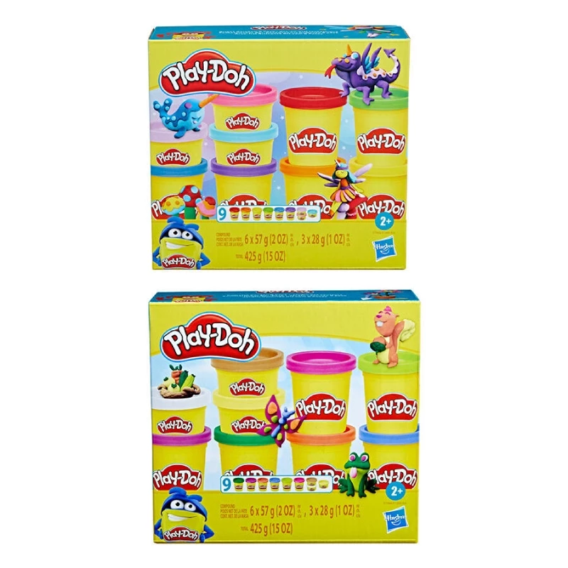 Play-Doh Colorful Compound 9 Pack - Assorted - Play-Doh