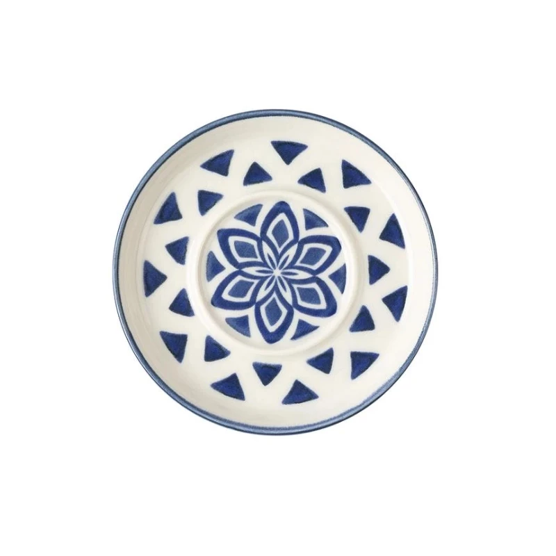 طقم صحون شاي زجاجي مثلث جراندي 6 قطع من مدام كوكو - مدام كوكو