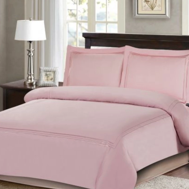 ARMN Nature soft King size Duvet Cover Set - Pink 4-Piece - Armn