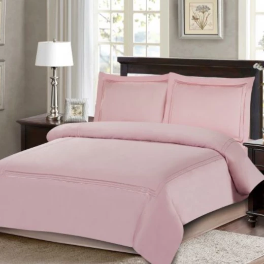 ARMN Nature soft Queen size Duvet Cover Set - Pink 4-Piece ARMN Nature soft Queen size Duvet Cover Set - Pink 4-Piece