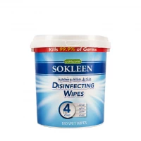 Sokleen Wet and Disinfecting Wipes