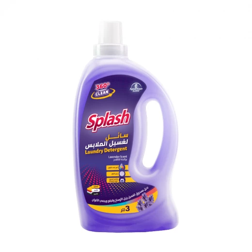 Splash laundry liquid Lavender 3 liters Splash laundry liquid Lavender 3 liters