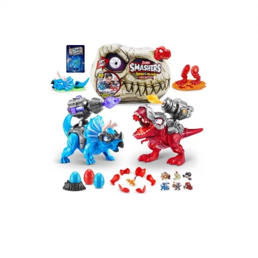 Smashers Dino Island S1 T-rex Battle Playset Smashers Dino Island S1 T-rex Battle Playset