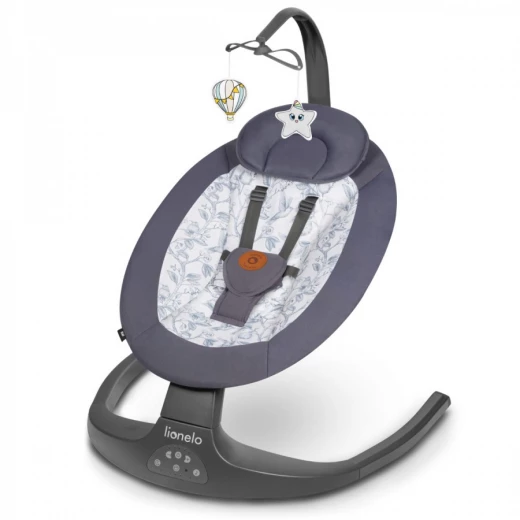 Lionelo Swinging Chair Ralf Grey White Lionelo Swinging Chair Ralf Grey White