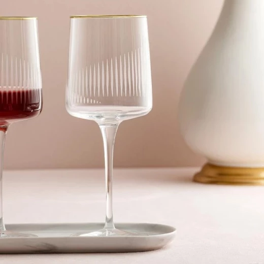 طقم كأس موزيت سيرينتي جولد 320 مل 4 قطع من مدام كوكو طقم كأس موزيت سيرينتي جولد 320 مل 4 قطع من مدام كوكو