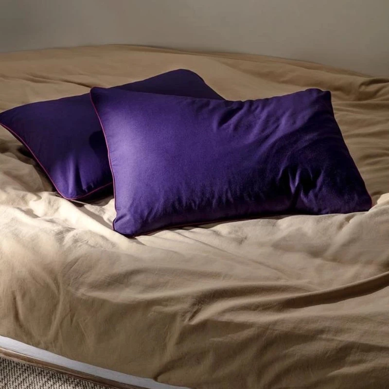 Madame Coco Tilda Pile Pillow Case Set Purple 50*70 cm - Madame COCO