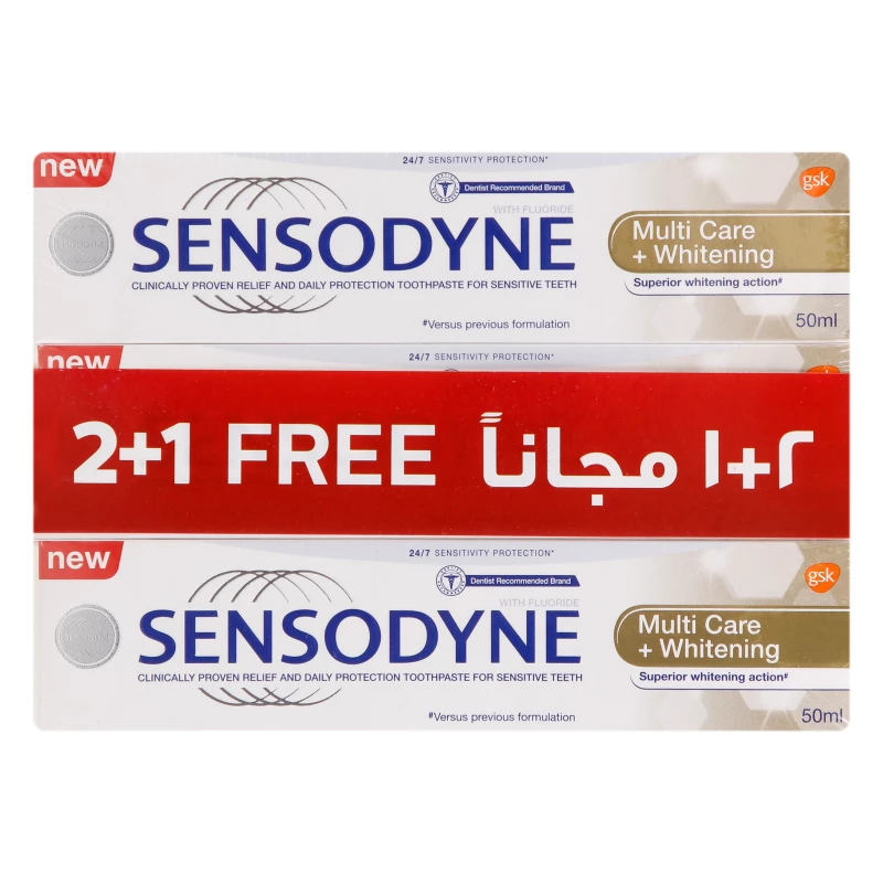 سنسوداين عناية متعددة 50 مل 1*3 - سنسوداين
