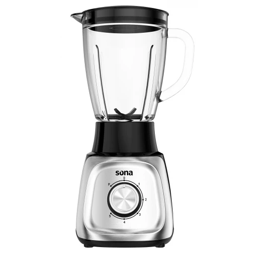 Sona Blender 600 W Silver 1.5 L 2 speeds Glass jar Sona Blender 600 W Silver 1.5 L 2 speeds Glass jar