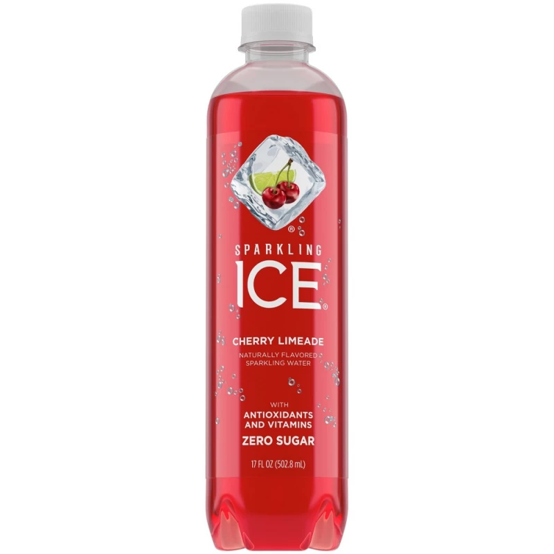 مياه ايس الفوار نكهة لايم و كرز 502.8 مل - Sparkling Ice
