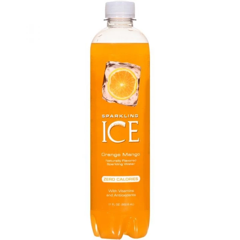 مياه ايس الفوار بنكهة البرتقال و المنجا 502.8 مل - Sparkling Ice