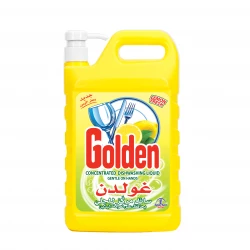 غولدن صابون سائل للجلي ليمون 2 لتر مع مضخة