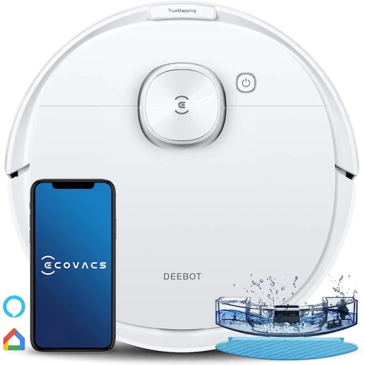 مكنسة كهربائية روبوتية ECOVACS Deebot N8 وممسحة مكنسة كهربائية روبوتية ECOVACS Deebot N8 وممسحة