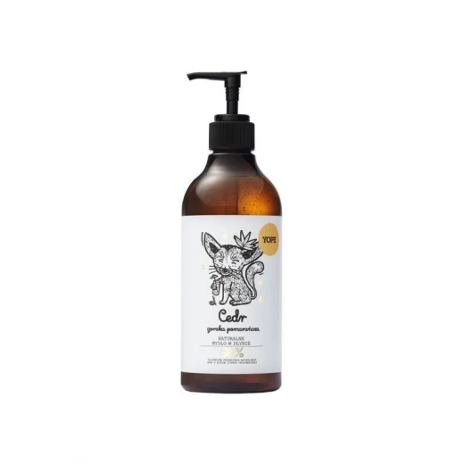 Yope liquid soap cedarwood and bitter orange 500 ml Yope liquid soap cedarwood and bitter orange 500 ml