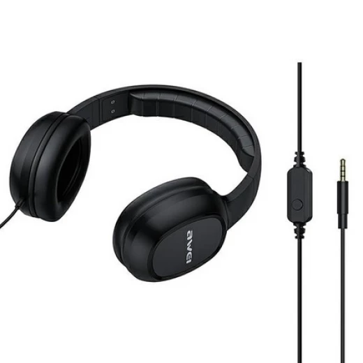 AWEI GM-6 سماعة رأس سلكية مقاس 3.5 ملم مع AWEI GM-6 سماعة رأس سلكية مقاس 3.5 ملم مع