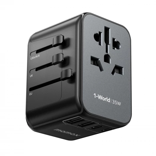 Awei C-40 Worldplug USB C محول كهربائي Awei C-40 Worldplug USB C محول كهربائي