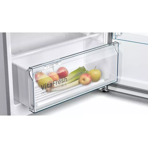 Bosch free-standing fridge-freezer with freezer at top 178 x 70 cm stainless steel look Serie | 4 - BOSCH - Image 5