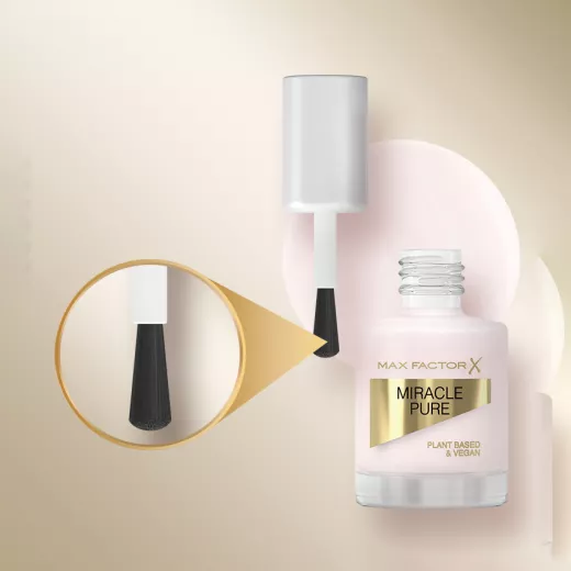 Max Factor Miracle Pure Nude Rose Nail Polish Long Lasting Vegan Formula Strengthens Nails Manicure - Max Factor - Image 2