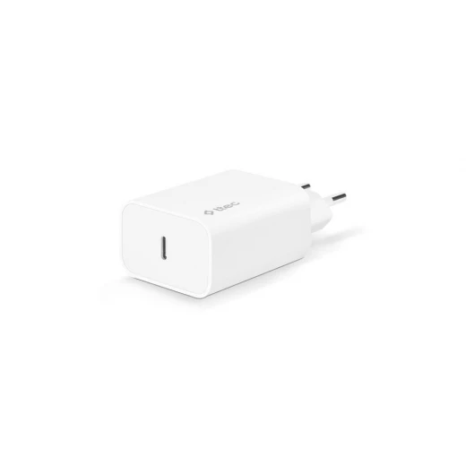 USB-C+USB-A بقدرة 30 وات باللون الأبيض شاحن السفر USB-C+USB-A بقدرة 30 وات باللون الأبيض شاحن السفر