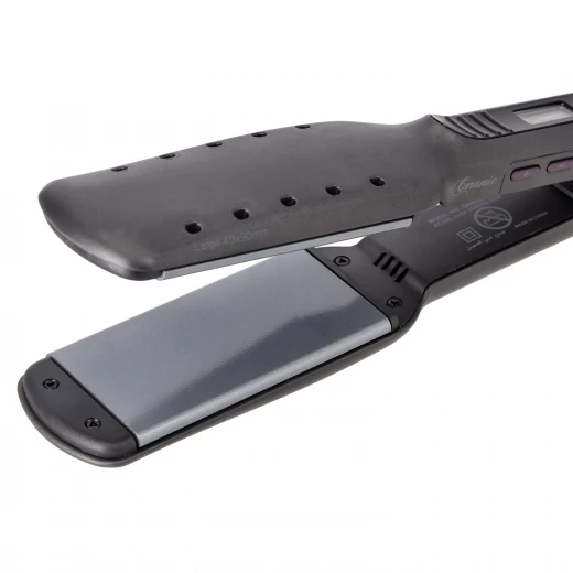 Geepas GHS86050 Wet & Dry Hair Straightener, Ceramic Coated Plates, Ionic Function, LCD Temperature Control, Swivel Cord, Hanging Loop. - GEEPAS - Image 3