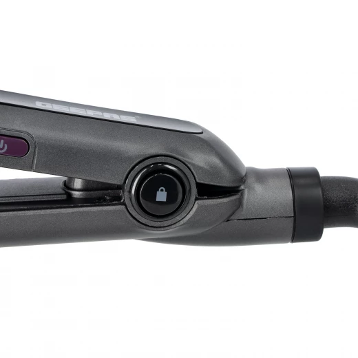 Geepas GHS86050 Wet & Dry Hair Straightener, Ceramic Coated Plates, Ionic Function, LCD Temperature Control, Swivel Cord, Hanging Loop. - GEEPAS - Image 4