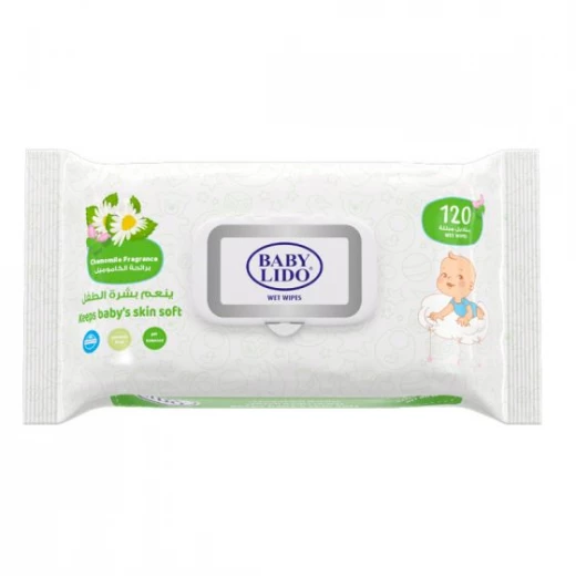 Lido wet wipes baby chamomile 120 sheet Lido wet wipes baby chamomile 120 sheet