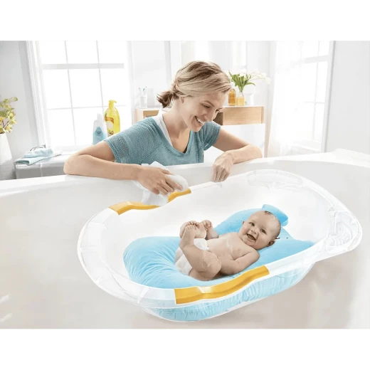 Baby jem foam bath bed turquoise - BabyJem - Image 2