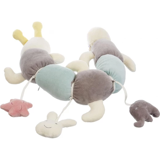 Babyjem caterpillar toy pillow green - BabyJem - Image 4