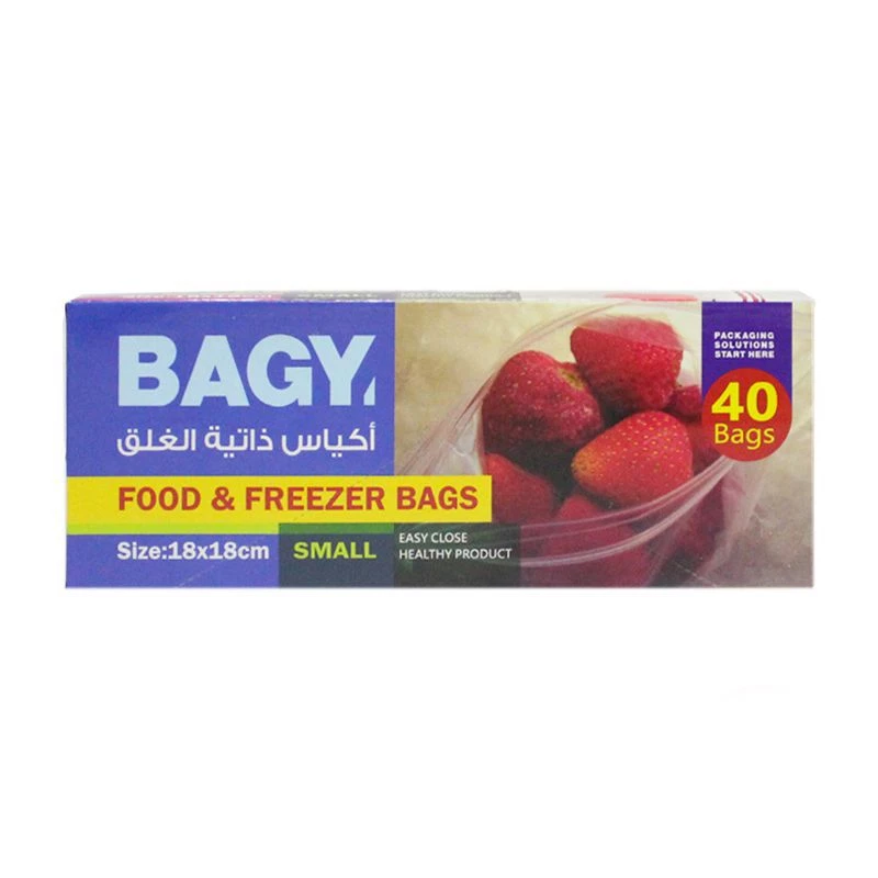 أكياس ذاتية الغلق  18*18 سم  40 كيس - باجي