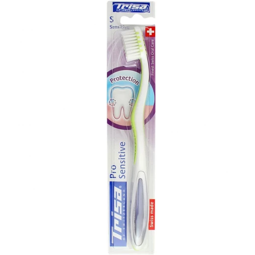 Trisa Pro Sensitive Ultra Soft Toothbrush with Portable Cap Trisa Pro Sensitive Ultra Soft Toothbrush with Portable Cap