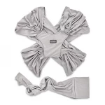 Babyjem Baby Wrap Carrier, Grey Color - BabyJem