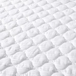 Cannon Matress Protector Pad, White Color, Size 100x200 - Cannon
