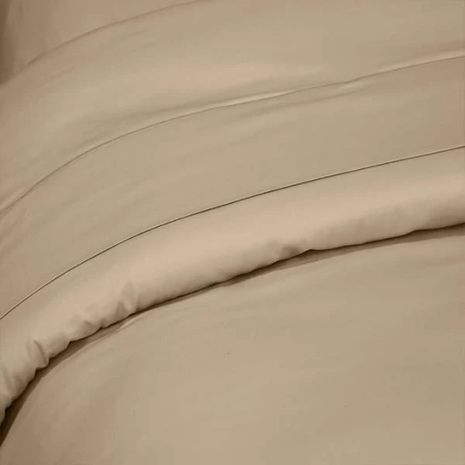 Fieldcrest Plain Duvet Cover, Brown Color, King Size Cotton 220 Thread Count - Fieldcrest - Image 3