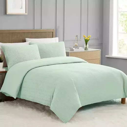 Nova Home "Simply" Crinkled Comforter Set, Green Color, Size King, 4 Pieses - Nova Home - Image 7