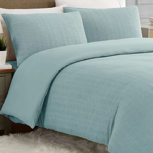 Nova Home "Simply" Crinkled Comforter Set, Petrol Color, Size King, 4 Pieses - Nova Home - Image 5