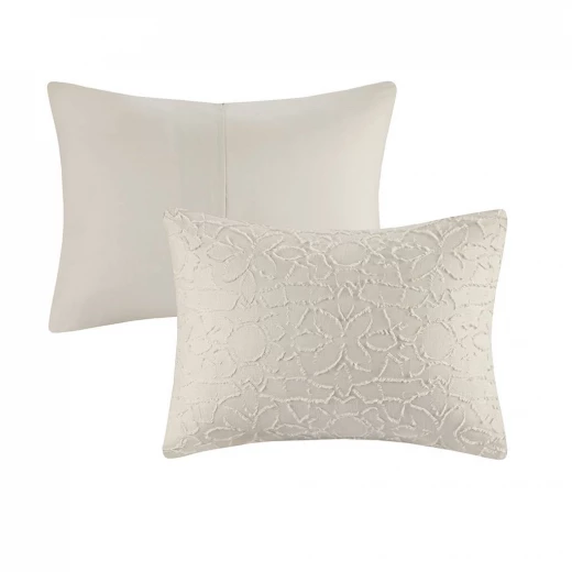 Nova Home Florence Jacquard Cotton Comforter Set, 7 Pieces, King, Super King, Beige Color - Nova Home - Image 10