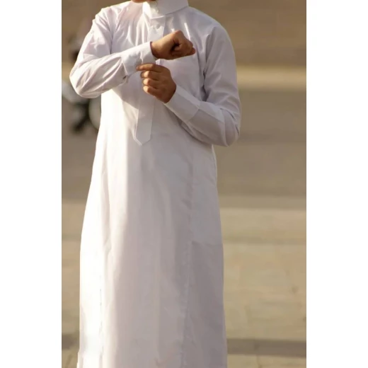 دشداشة ولادي سادة لعمر 5 سنوات - الكنان - Image 2