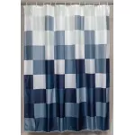 Weva Rubiks Cube Waterproof Shower Curtain, Blue Color, 180x200 Cm - Weva