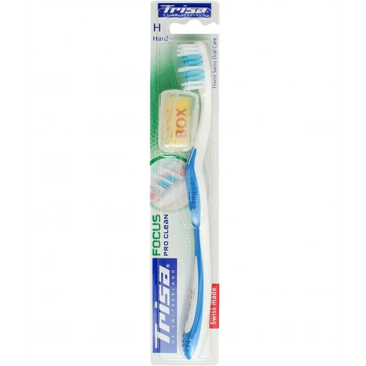 Trisa focus pro clean hard toothbrush Trisa focus pro clean hard toothbrush