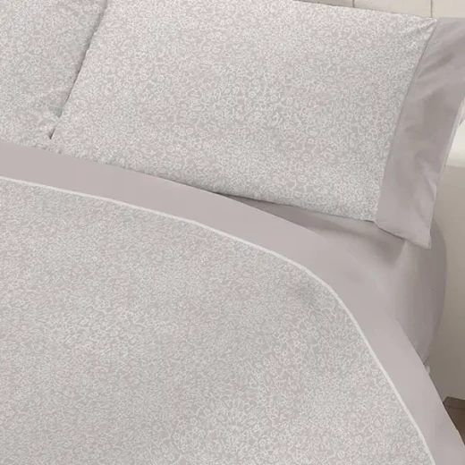 Manterol Luna Flannel Duvet Cover Kingsize, Beige Color, 180 Cm 4 Pieces - MANTEROL - Image 2